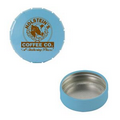 Empty Small Light Blue Snap-Top Mint Tin